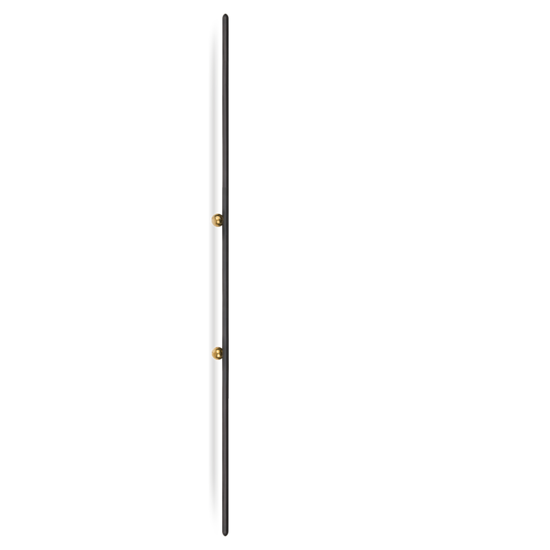 La poignée de meuble 16/32 appartient à la ModernCollection de chez PAP DECO.  Elle est une proposition pour les amateurs de design avec sa forme allongée en laiton, décorée de petites boules. Grâce à sa longueur, elle s'harmonisera avec les portes d'armoires, les réfrigérateurs ou les façades de tiroirs de commodes ou d'armoires. Disponible en quatre tailles.