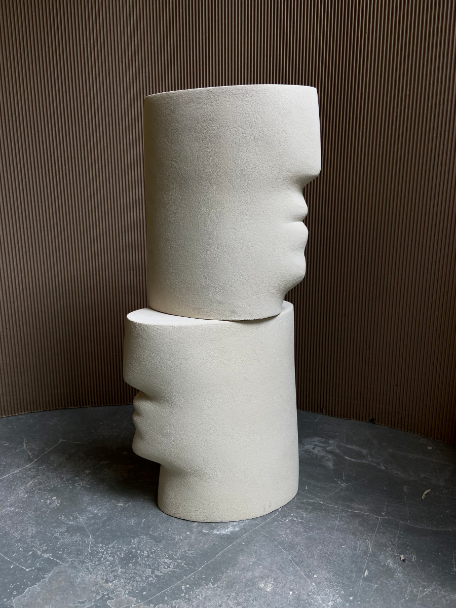 Moai side table by Thalia Dalecky