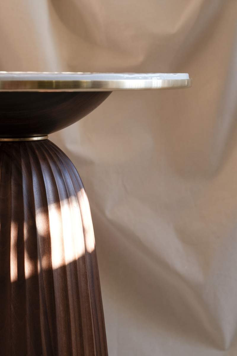 Table d'appoint Péon Blanc