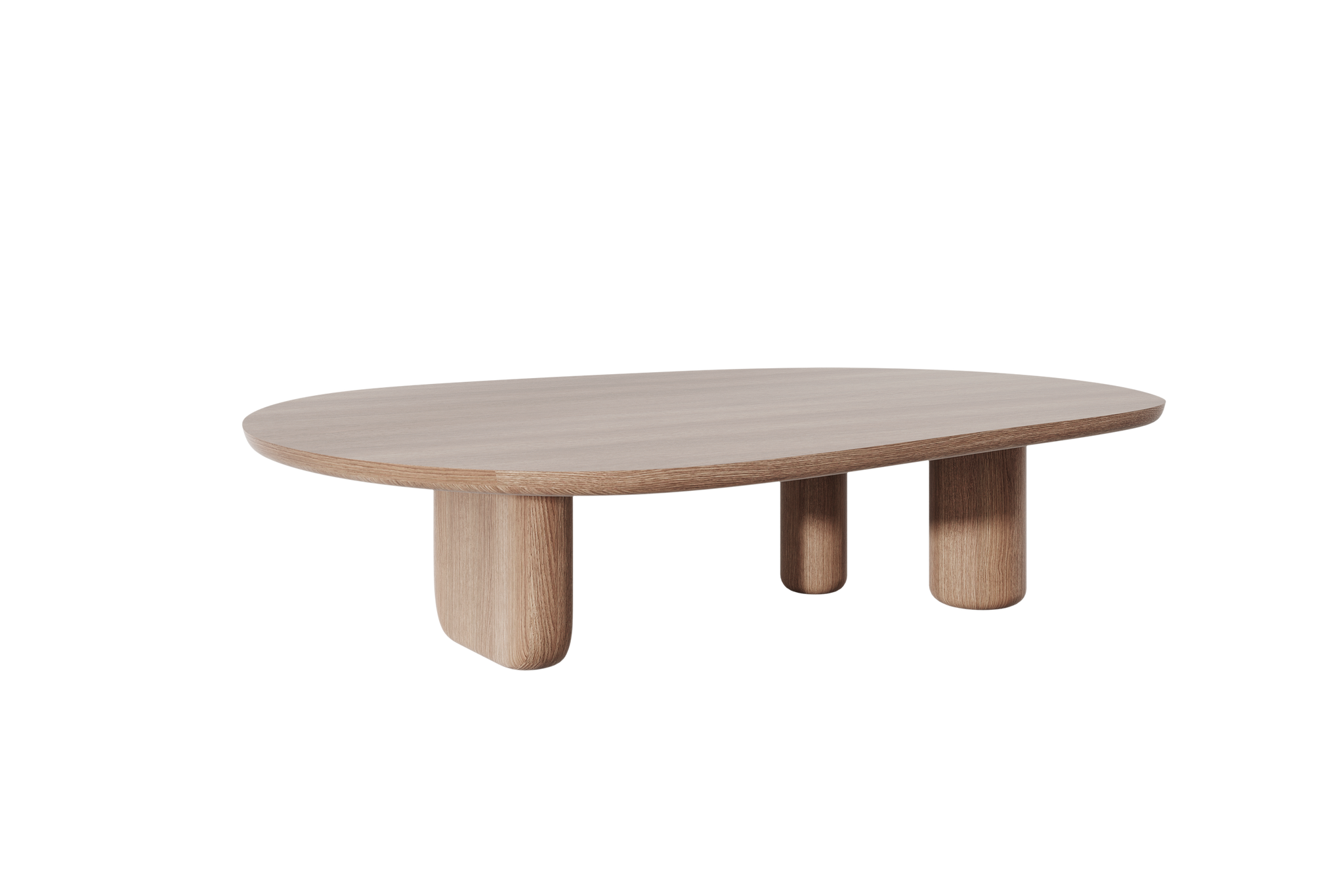 Maho coffee table - Light wood by Caroline Andréoni