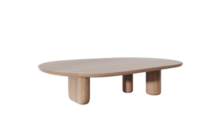 Maho coffee table - Light wood by Caroline Andréoni