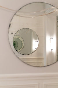 Bobaä round mirror by Caroline Andréoni
