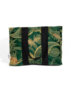 Ballia Upcycled - Tropical green fabric