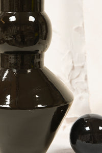Vase Pico Noir Antique par Caroline Andréoni