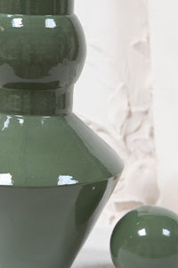 Pico Green Vase from Egypt by Caroline Andréoni 