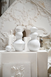 Vase Pico Blanc de blanc par Caroline Andréoni