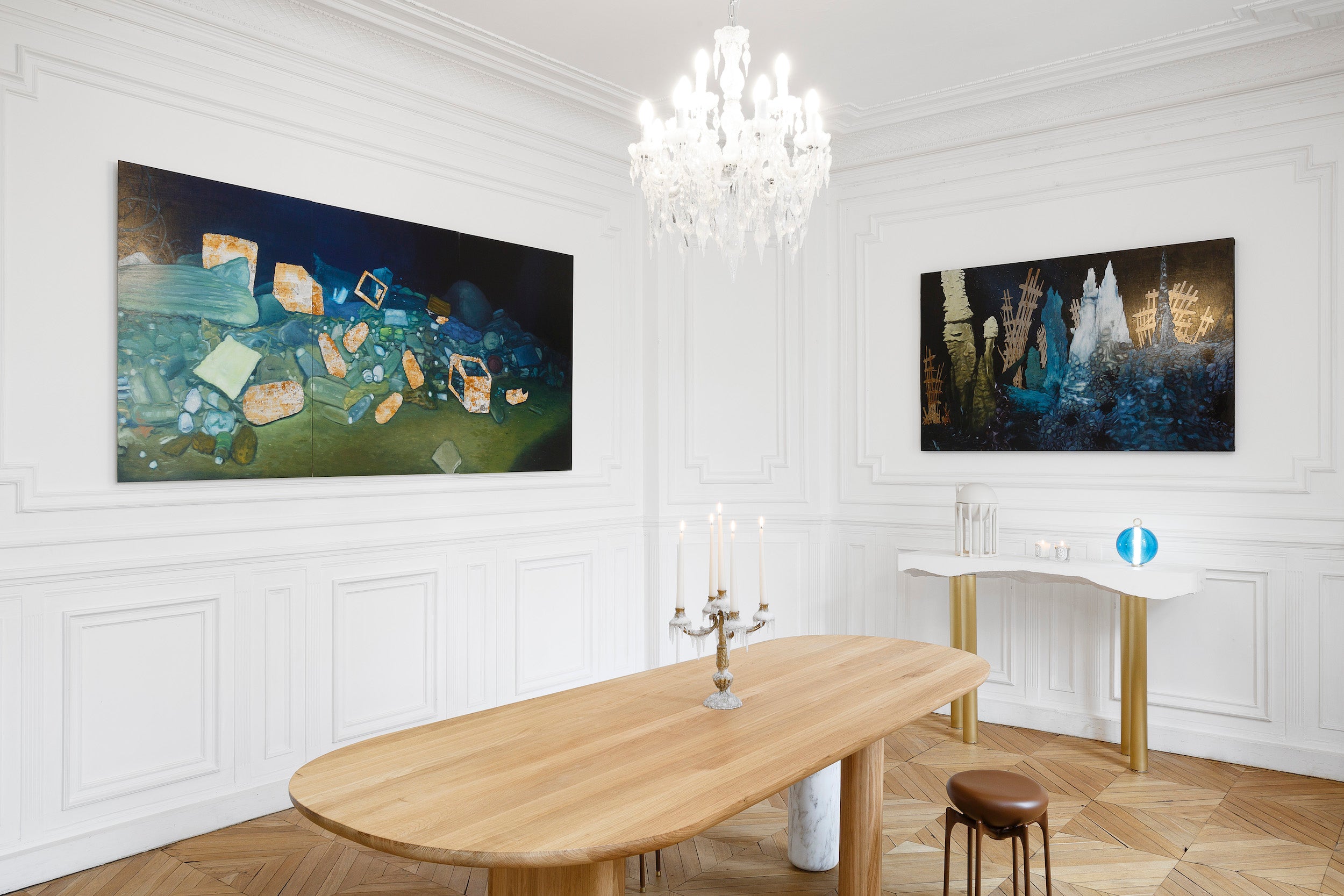 Table à dîner Maho Stone - Bois clair par Caroline Andréoni