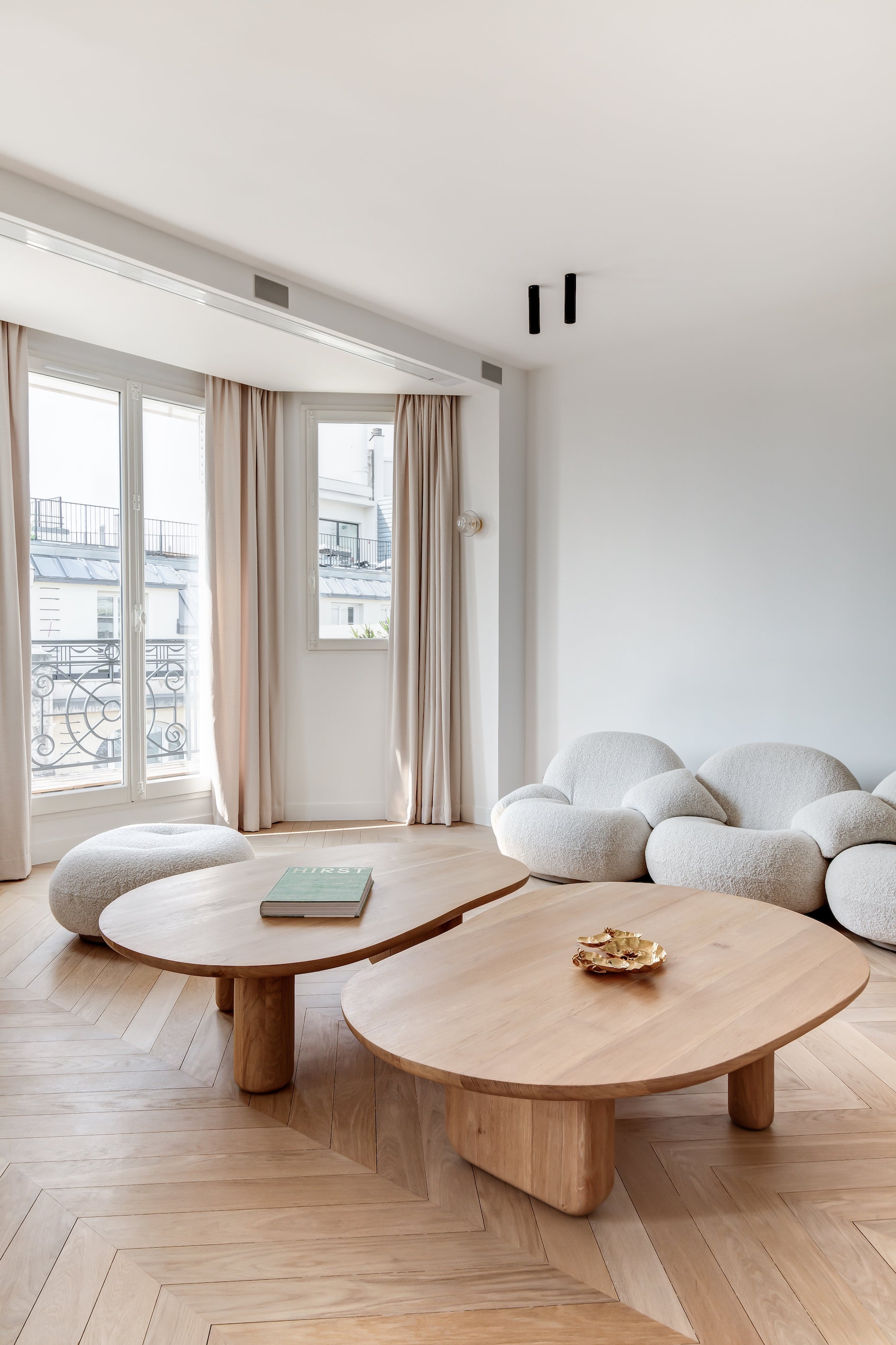 Table basse Maho - Bois clair par Caroline Andréoni