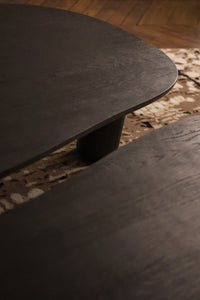 Table basse ovale en bois de chêne clair massif - Caroline Andreoni –  Caroline Andréoni La Maison