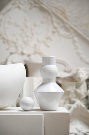 Vase Pico Blanc de blanc par Caroline Andréoni