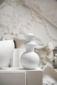 Vase Pino Blanc de blanc par Caroline Andréoni