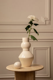 Vase Pico Beige par Caroline Andréoni